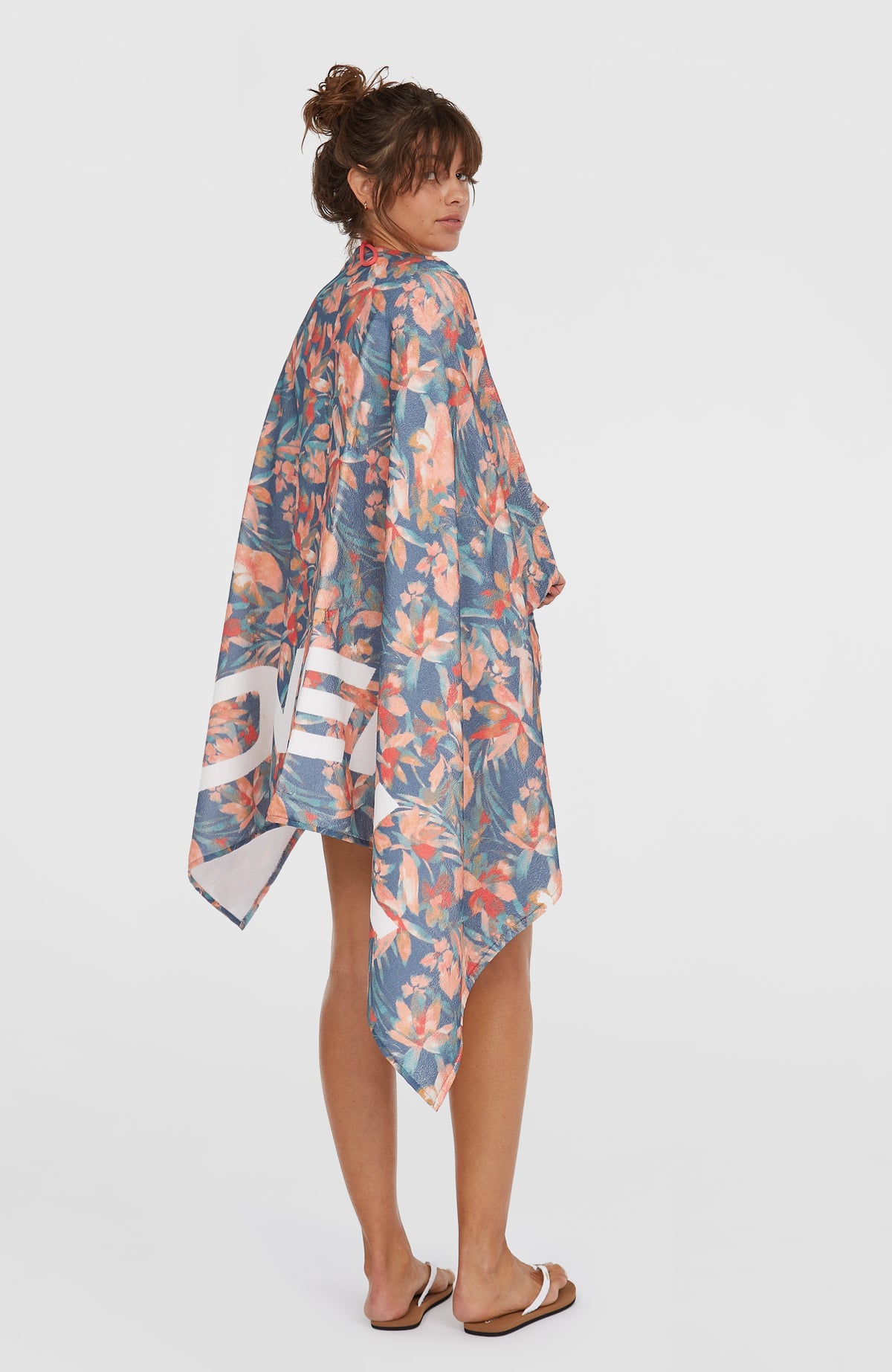 Seacoast handdoek | Blue Painted Tropics