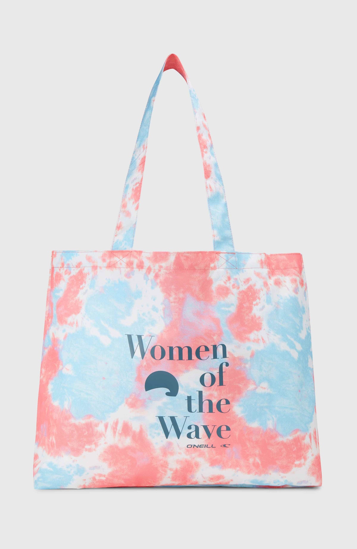 Coastal Print totebag | Pink Ice Cube Tie Dye
