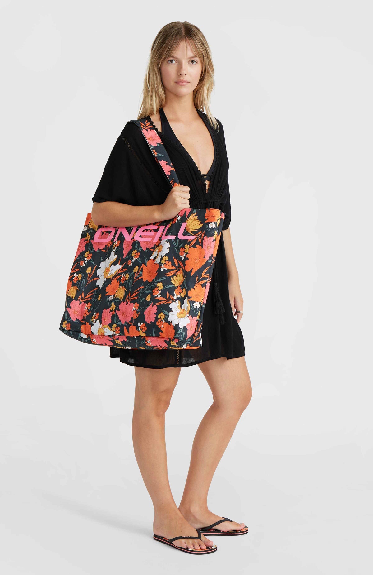 Coastal Print totebag | Black Bluemchen