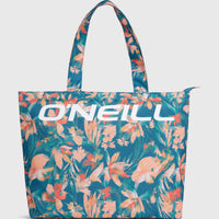 Coastal Print totebag | Blue Painted Tropics