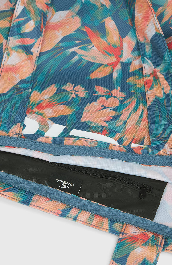 Coastal Print totebag | Blue Painted Tropics