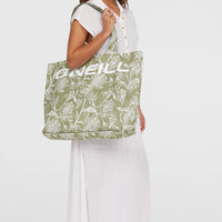 Coastal Print totebag | Green Textured Jungle