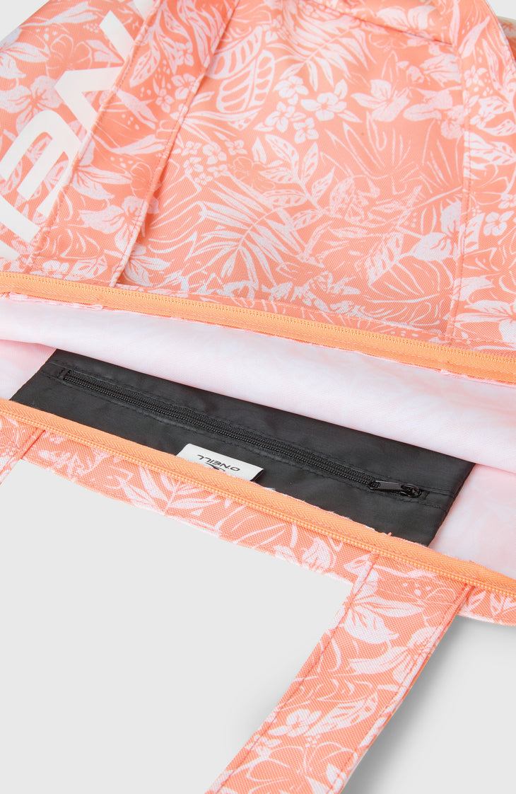 Coastal Print totebag | Peach Island Sky