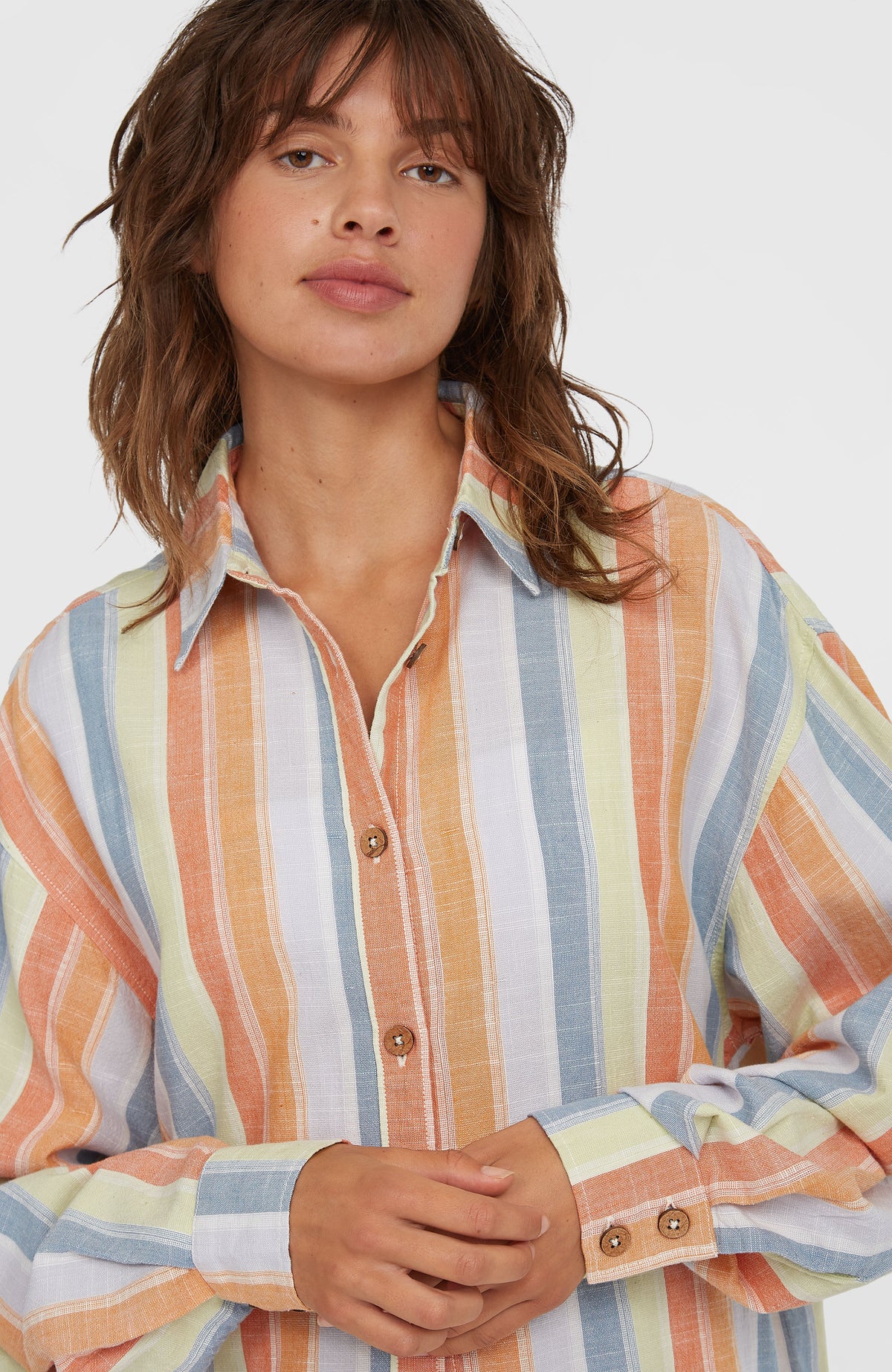 Beach Vintage lange blouse | Vintage Stripe