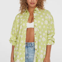 Beach Vintage lange blouse | Green Daisyline