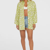 Beach Vintage lange blouse | Green Daisyline