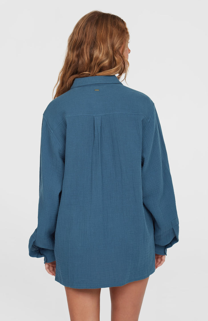 Brenda blouse | Copen Blue
