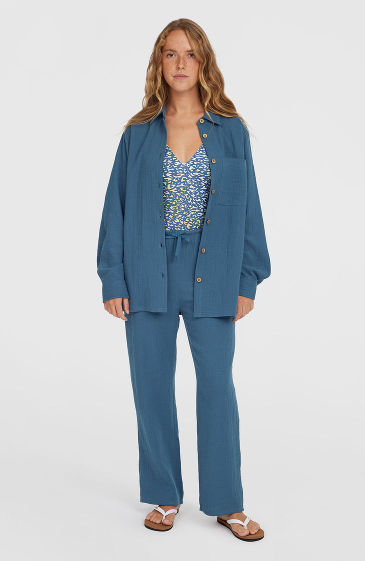 Brenda blouse | Copen Blue