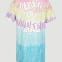 Women Of The Wave T-Shirtjurk | Blue Tie Dye