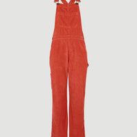 CORD DUNGAREE | Red Orcher