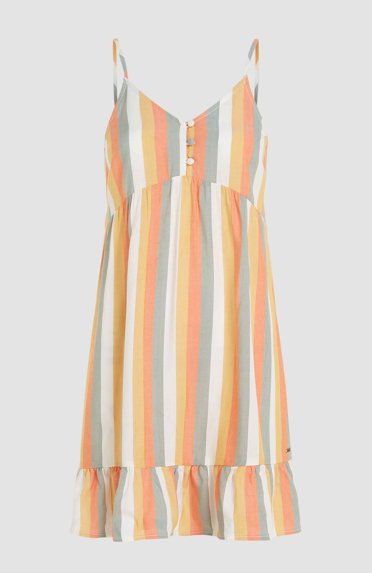 Malu Beach jurk | Orange Multistripe