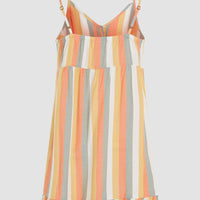 Malu Beach jurk | Orange Multistripe