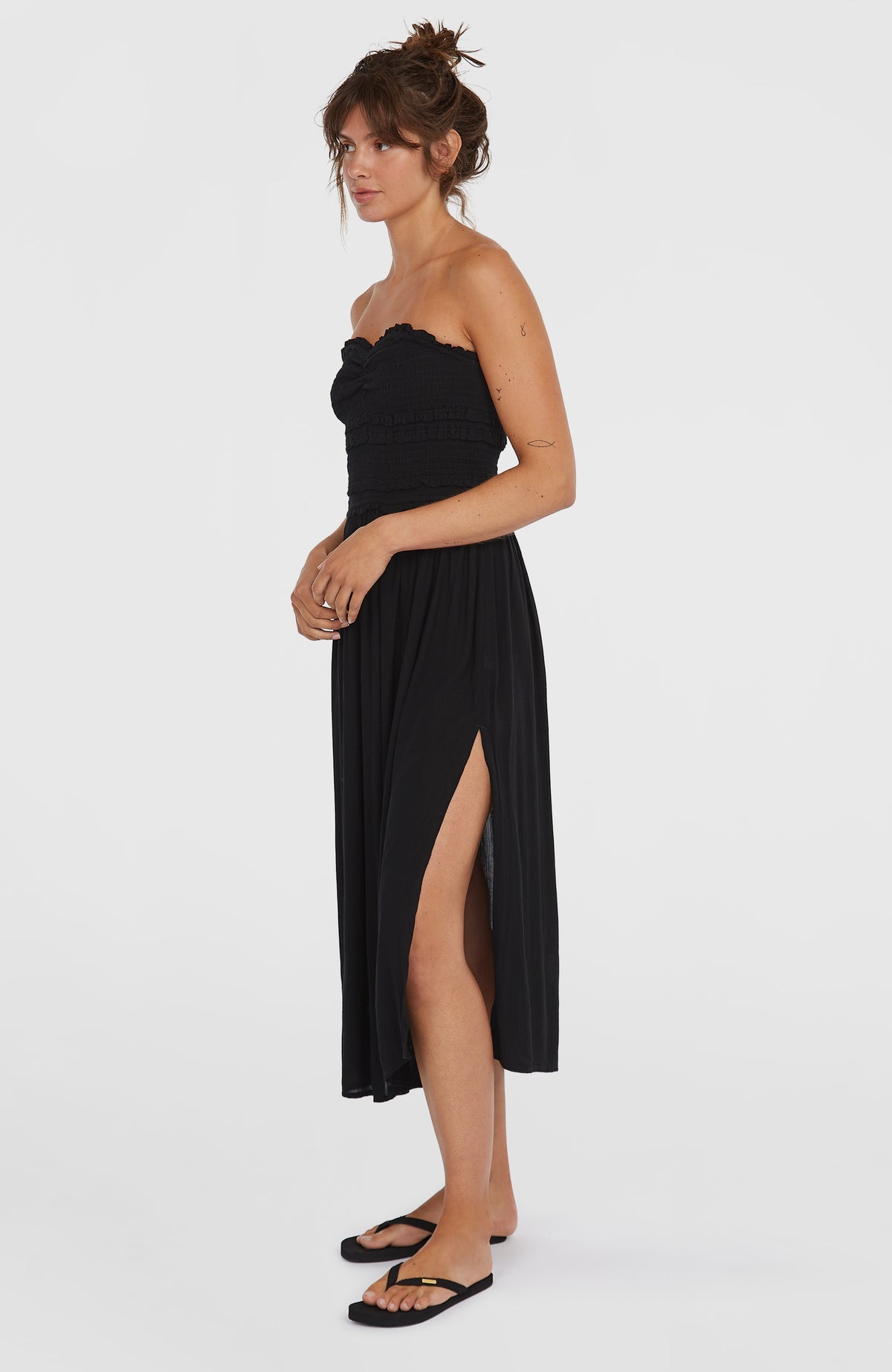 Devyn midi-jurk | Black Out