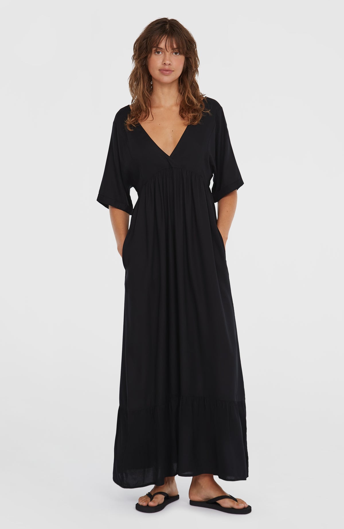 Women of the Wave maxi-jurk | Black Out