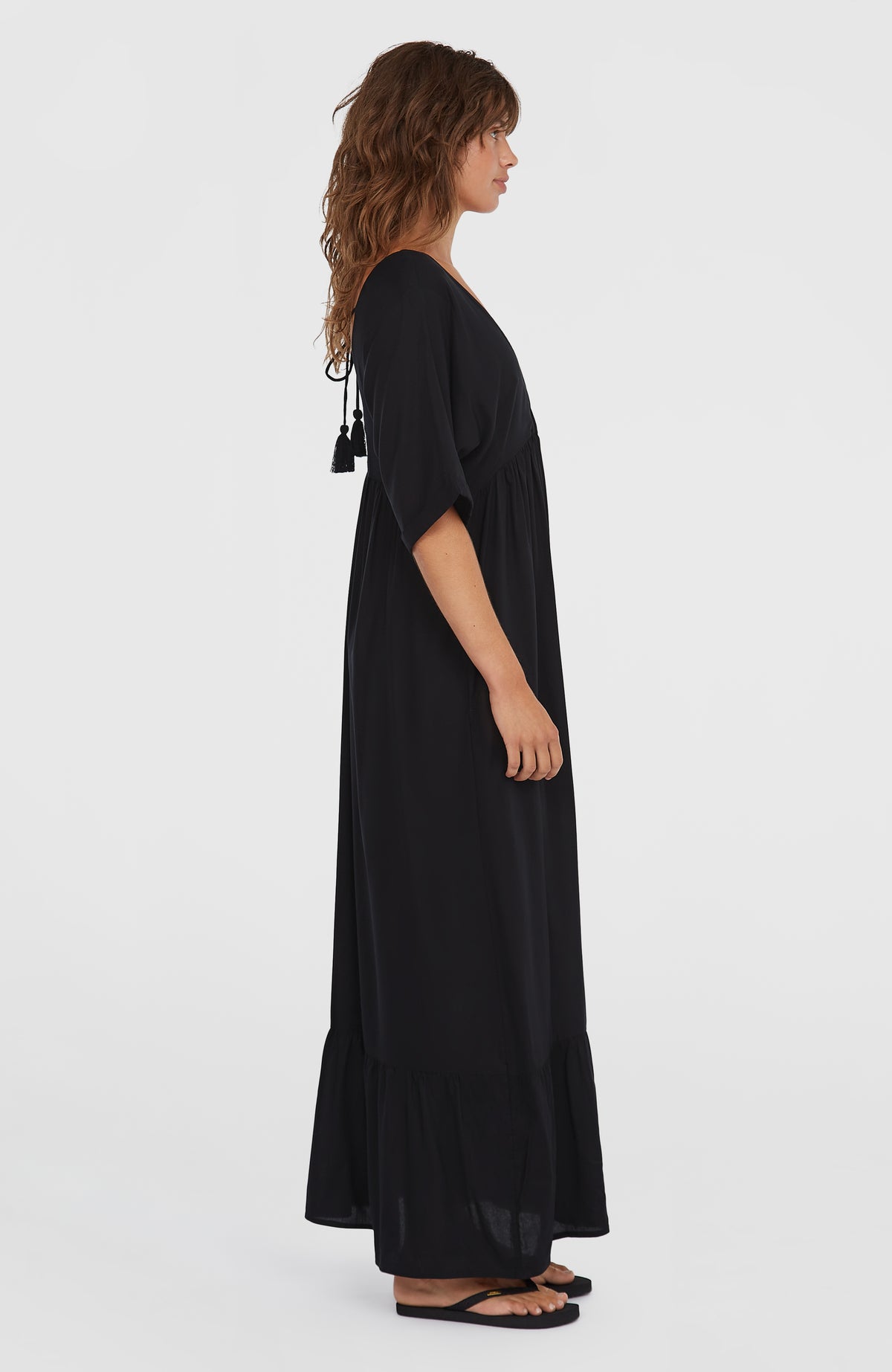Women of the Wave maxi-jurk | Black Out