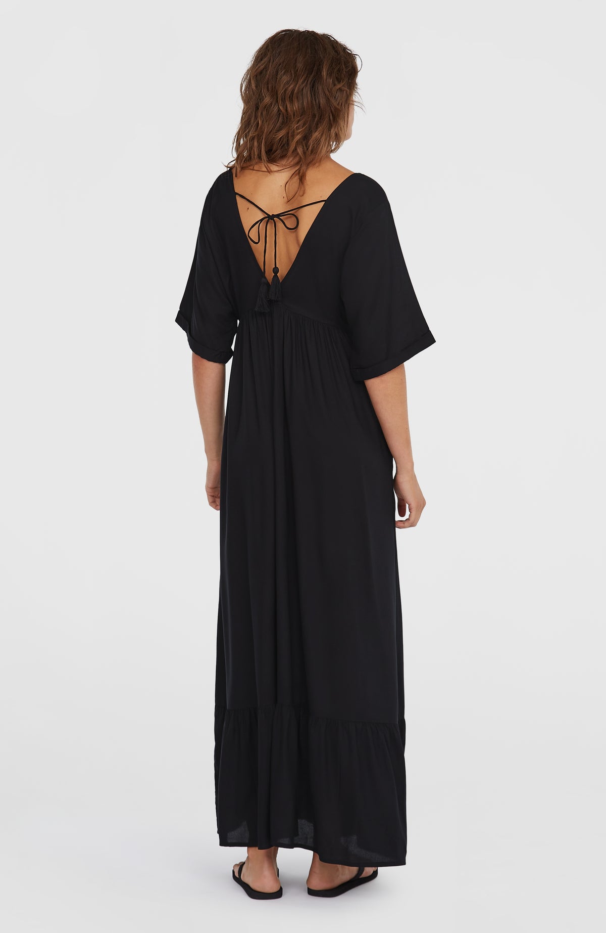 Women of the Wave maxi-jurk | Black Out