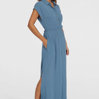 Lori Maxi overhemdjurk | Copen Blue