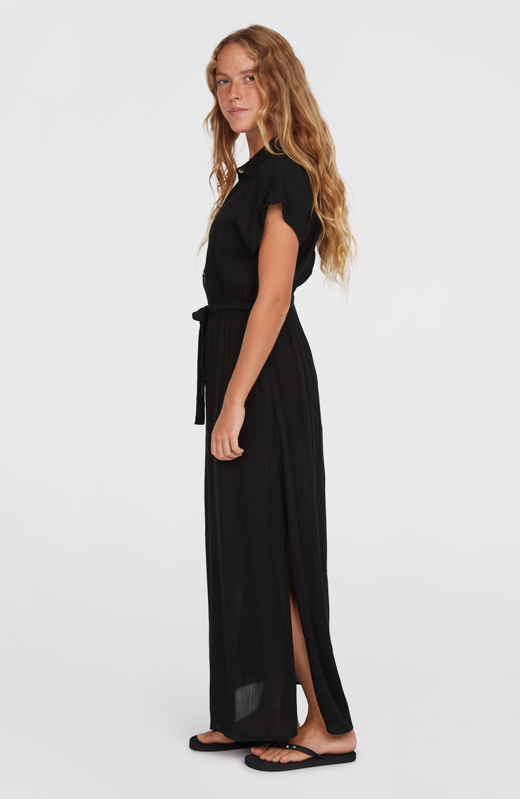 Lori Maxi overhemdjurk | Black Out