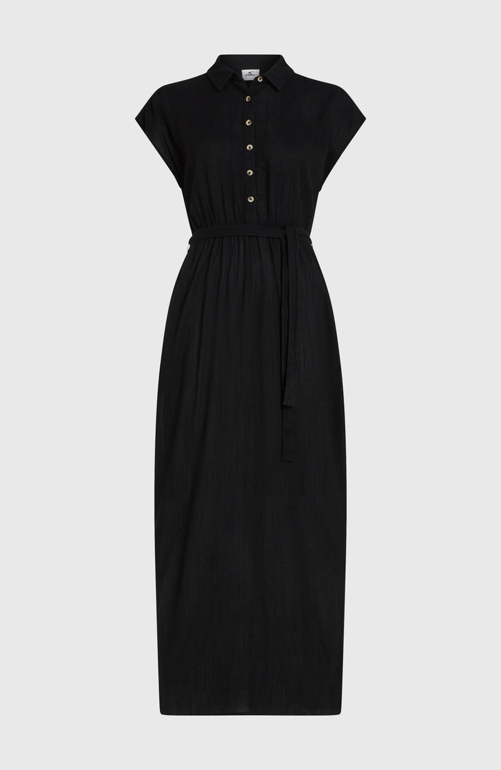 Lori Maxi overhemdjurk | Black Out