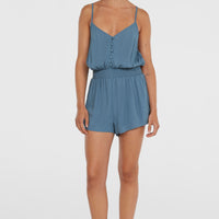 Playsuit met knoopsluiting en dunne bandjes | Copen Blue