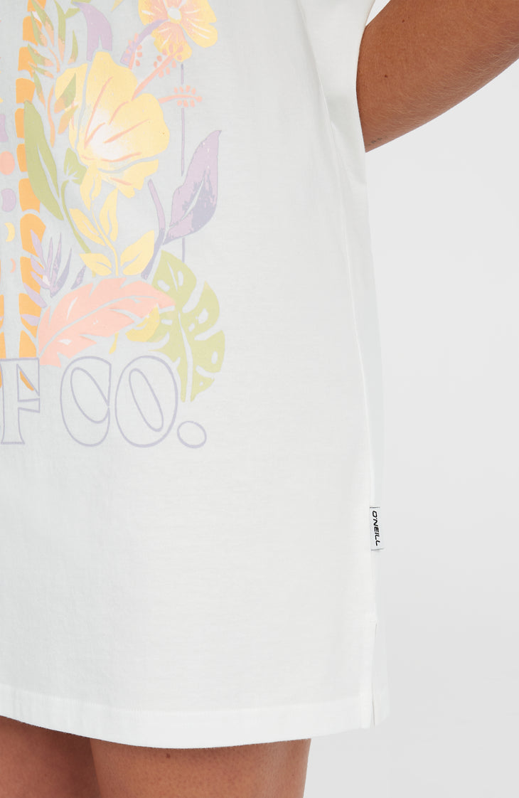 Beach Vintage T-shirtjurk | Snow White