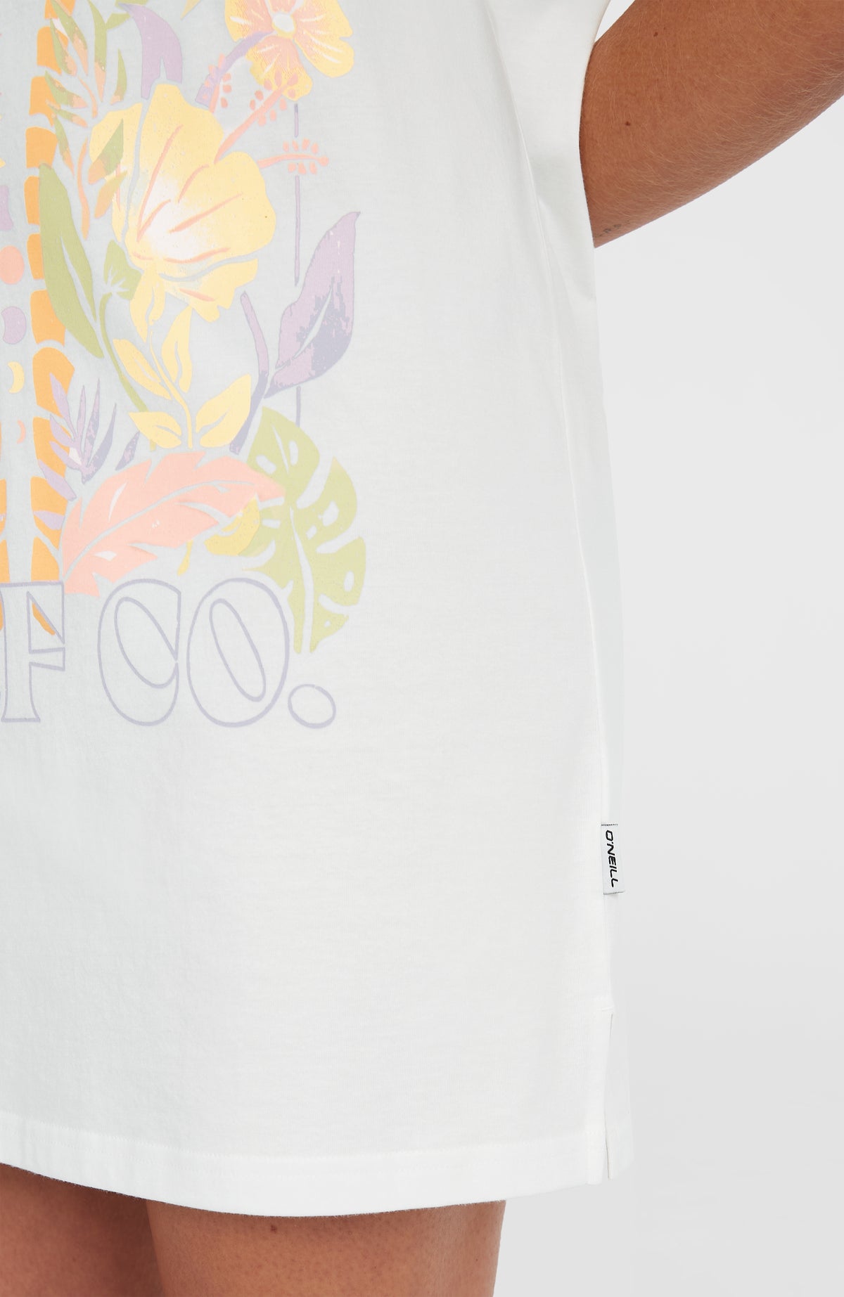 Beach Vintage T-shirtjurk | Snow White
