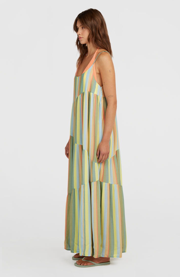 Devyn maxi-jurk | Multi Must Haves Stripe