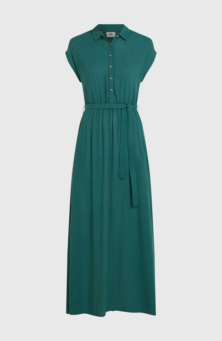 Lori Maxi overhemdjurk | Botanical Heat
