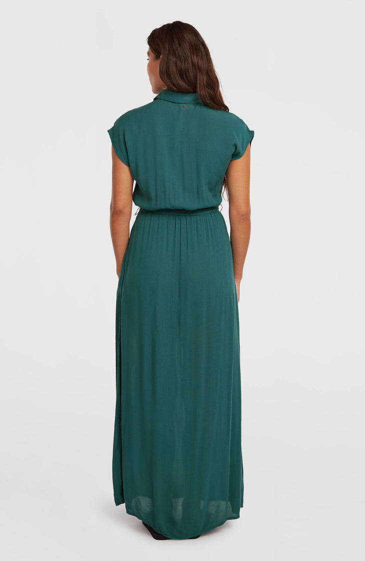 Lori Maxi overhemdjurk | Botanical Heat