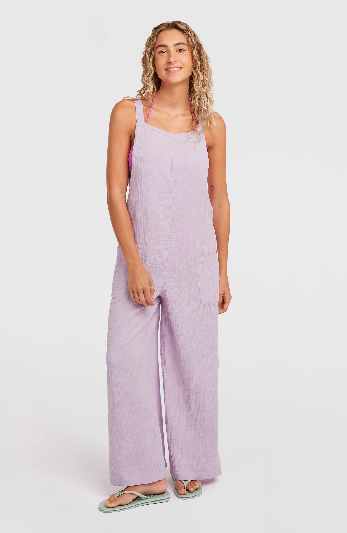 Brenda Structured tuinbroek | Pale Lavender