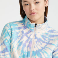 Vest Clime Printed Fleece | Pink Tie Dye