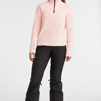 Trui Jack's Fleece met halve rits | Peach Whip