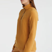 Trui Jack's Fleece met halve rits | Rich Caramel