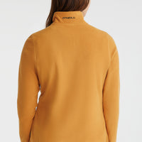 Trui Jack's Fleece met halve rits | Rich Caramel