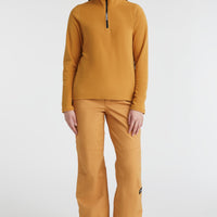 Trui Jack's Fleece met halve rits | Rich Caramel