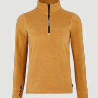 Trui Jack's Fleece met halve rits | Rich Caramel