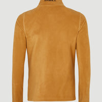 Trui Jack's Fleece met halve rits | Rich Caramel