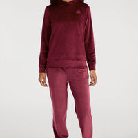 Hoodie Velour Fleece | Windsor Wine