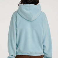 Hoodie Superfleece met halve rits | Adley Blue