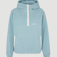 Hoodie Superfleece met halve rits | Adley Blue