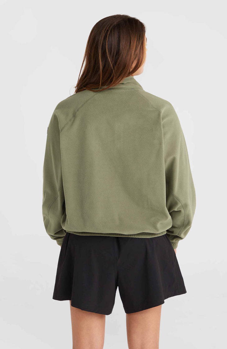 O'Riginals Polartec 100 fleecetrui | Deep Lichen Green