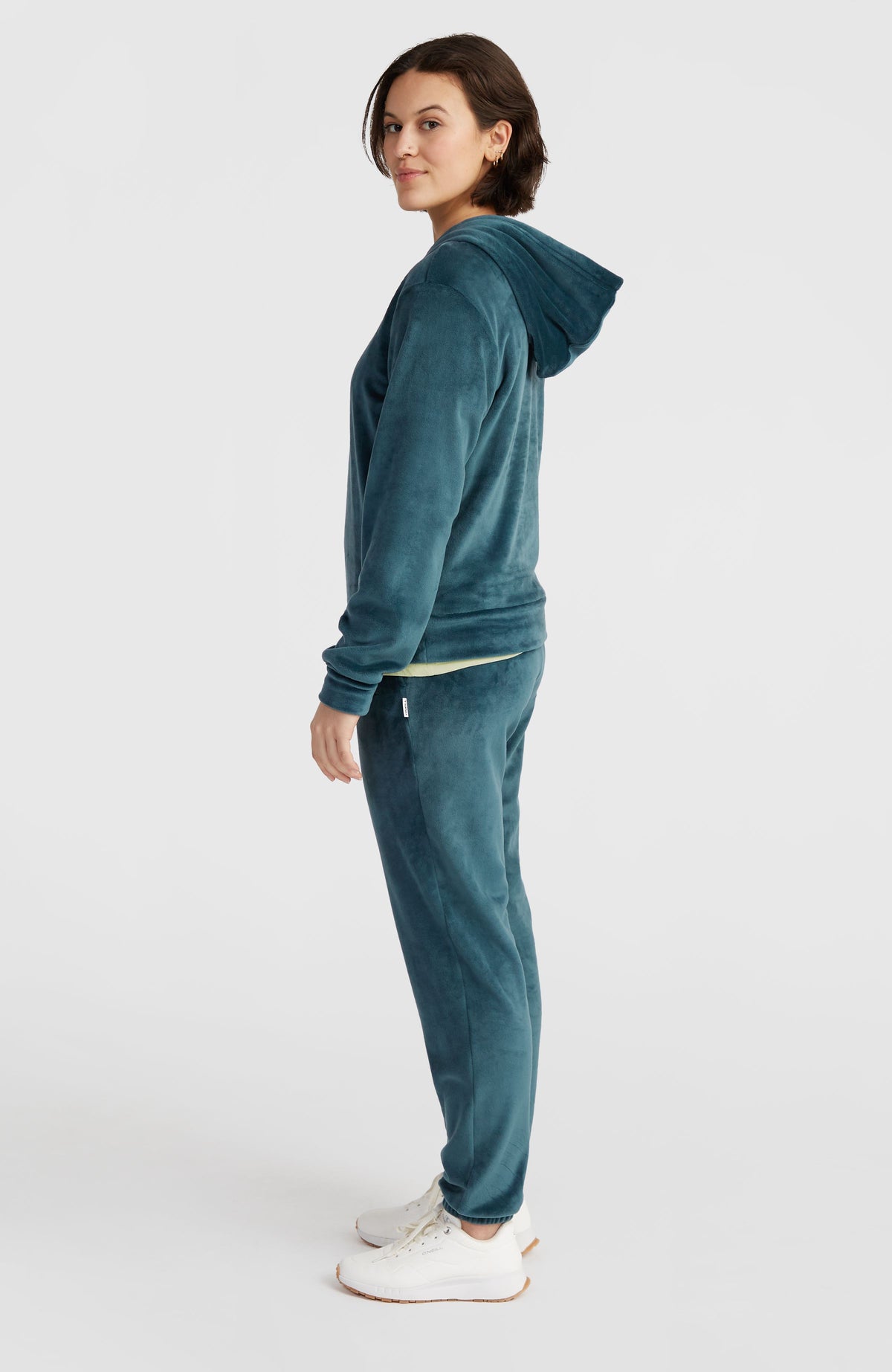Velour fleecehoodie | Alma Steel
