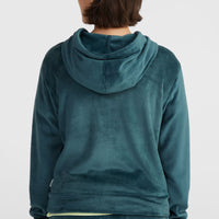 Velour fleecehoodie | Alma Steel