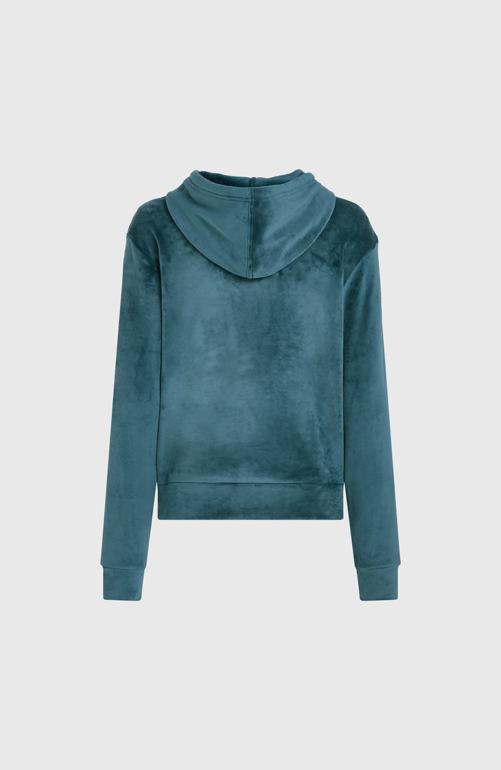 Velour fleecehoodie | Alma Steel