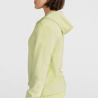 Velour fleecehoodie | Lime Wash