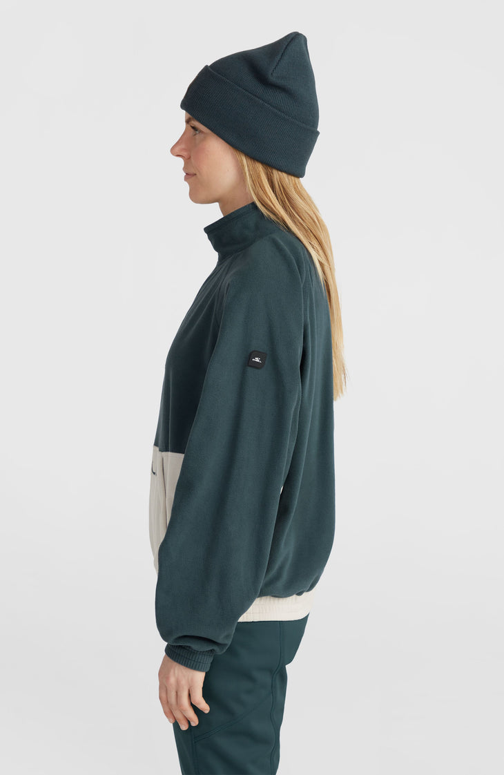 O'Riginals Polartec® 100 fleecetrui met halve rits | Alma Steel Colour Block