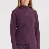 Jack's Polartec® 100 fleecevest met volledige rits | Aubergine