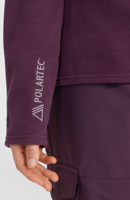 Jack's Polartec® 100 fleecevest met volledige rits | Aubergine