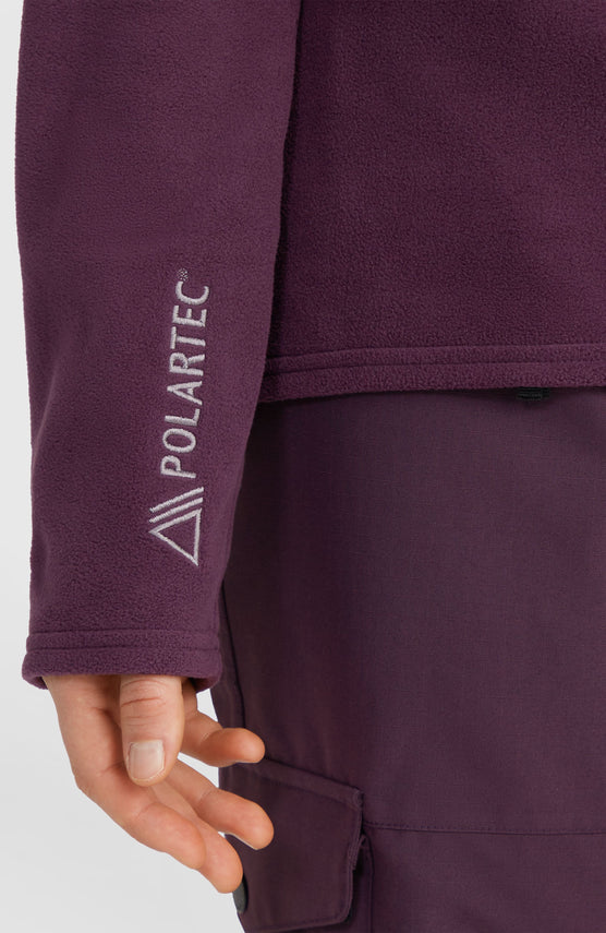 Jack's Polartec® 100 fleecevest met volledige rits | Aubergine