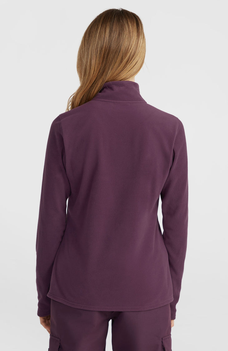Jack's Polartec® 100 fleecevest met volledige rits | Aubergine